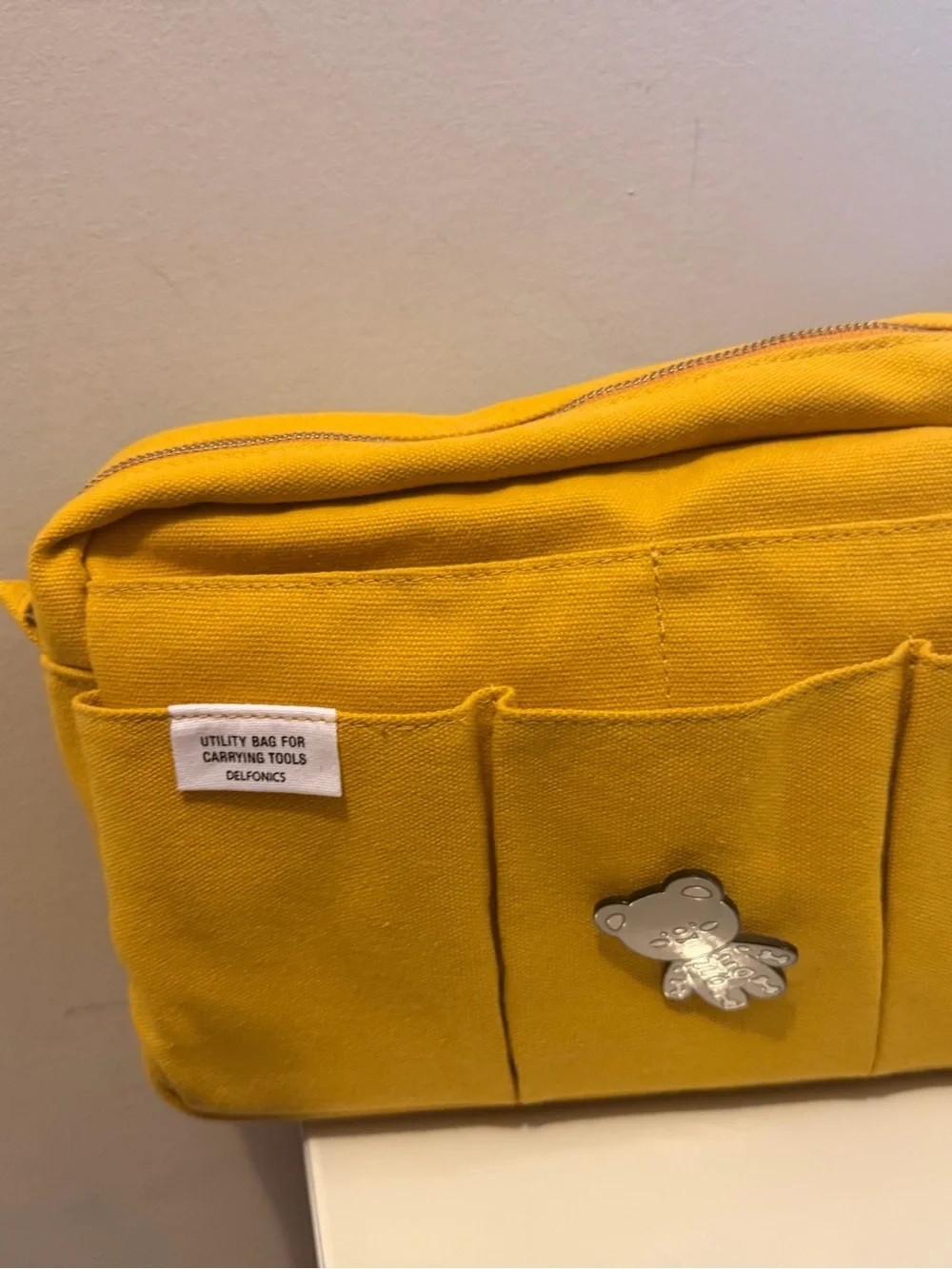 Delfonics yellow pouch
